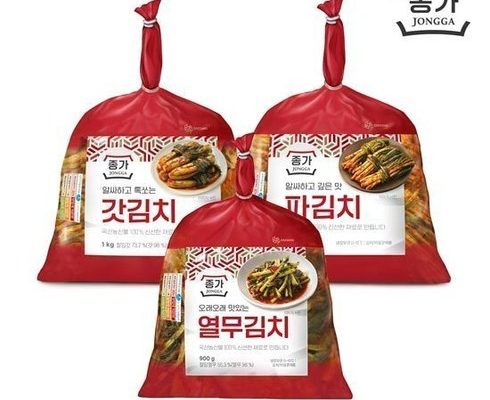 가성비최고 갓김치 1kg  열무김치 900g 추천상품