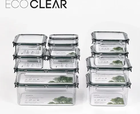 가성비최고 코멕스 ECO CLEAR 보관용기 10종 세트 추천상품